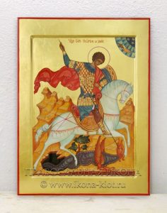 Икона «Георгий Победоносец (чудо о змие)» Нахабино